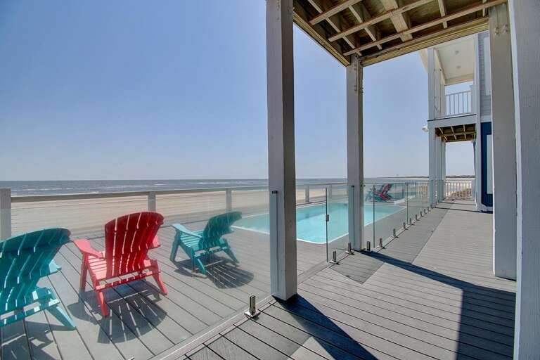 First Floor Oceanside Deck and Pool
