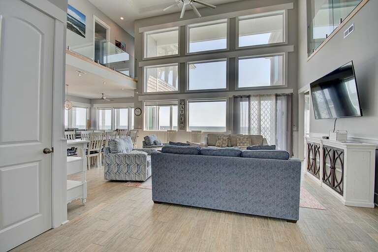 Living Area View From Front Entrance