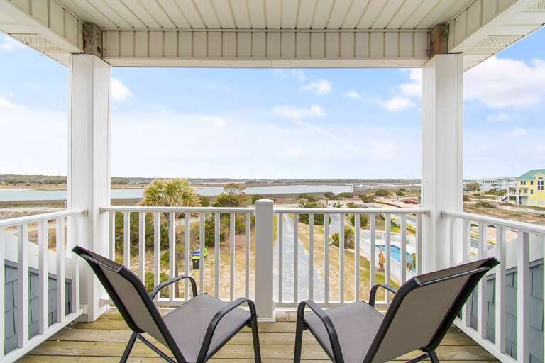 2nd Level Deck View with Chairs