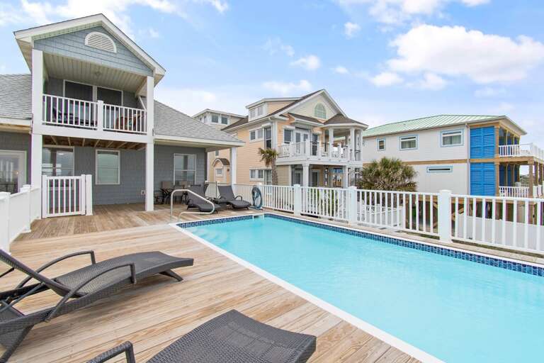 Pool Deck House View