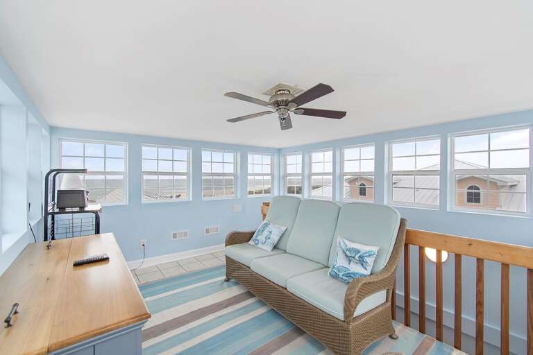 Upstairs Sitting Area with Desk