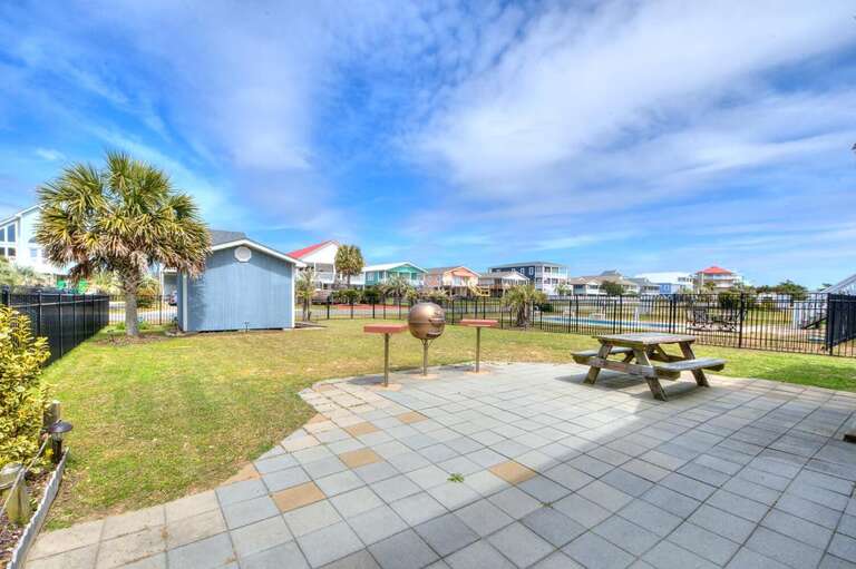 Backyard with Grill and Picnic Table 
GW 3.30.24