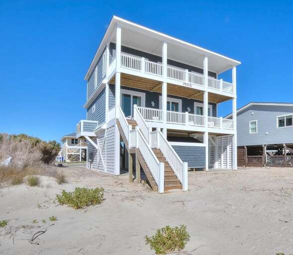 Ocean Side of House