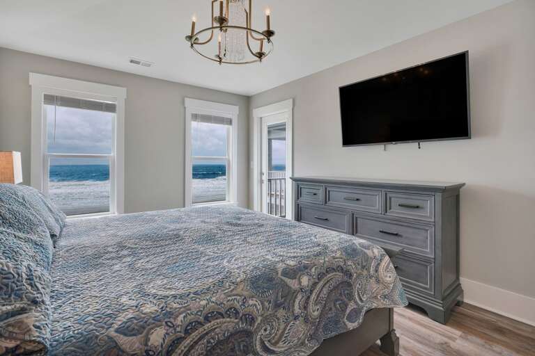 King Bed with Ocean View