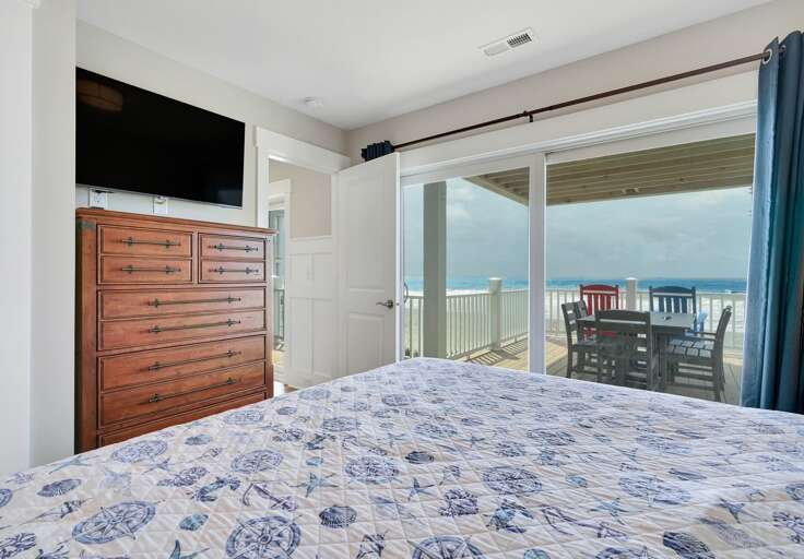 King Bedroom Showing Ocean View