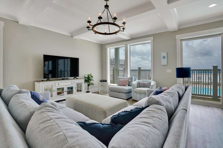 Living Room Showing Ocean View