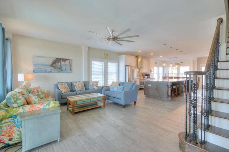 Living Room and Stairs to 2nd Level