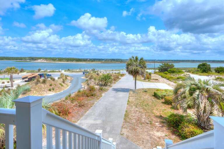 Driveway up to the Home
