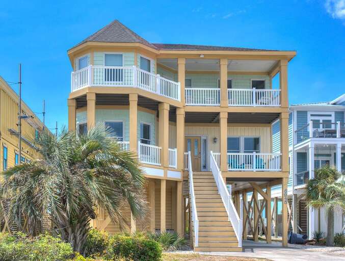 Front of the Home from Sound Side