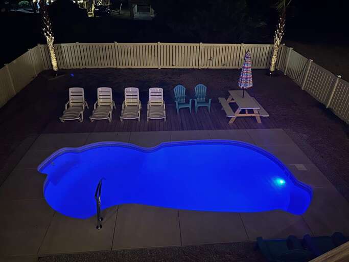 HipNautic O Prelim Pool at Night 6.7.24