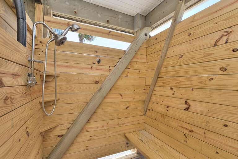 On Island Time Outside Shower 