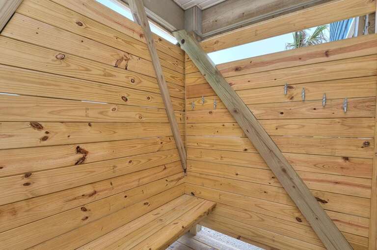 On Island Time Outside Shower 