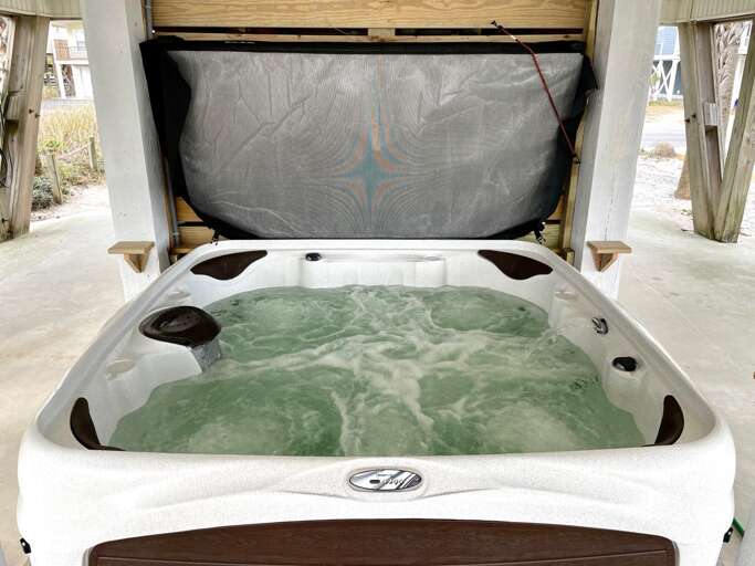 On Island Time Hot Tub