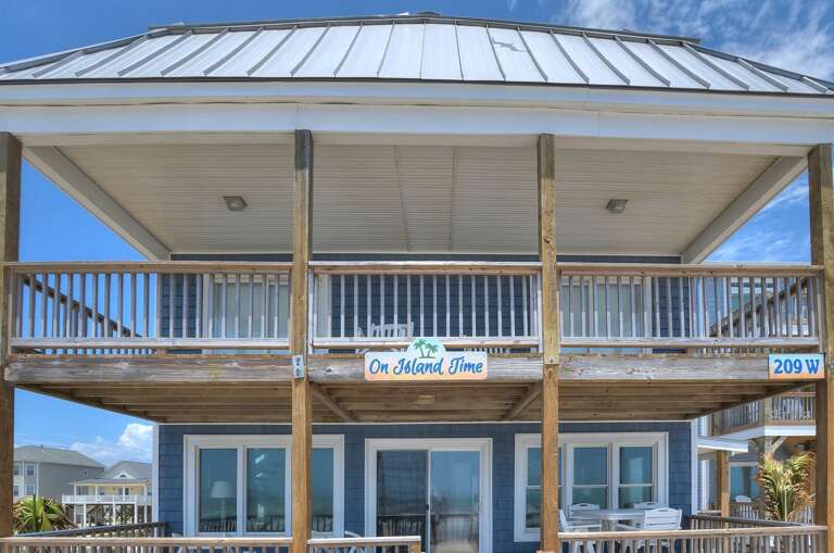 On Island Time House Name Sign Oceanside