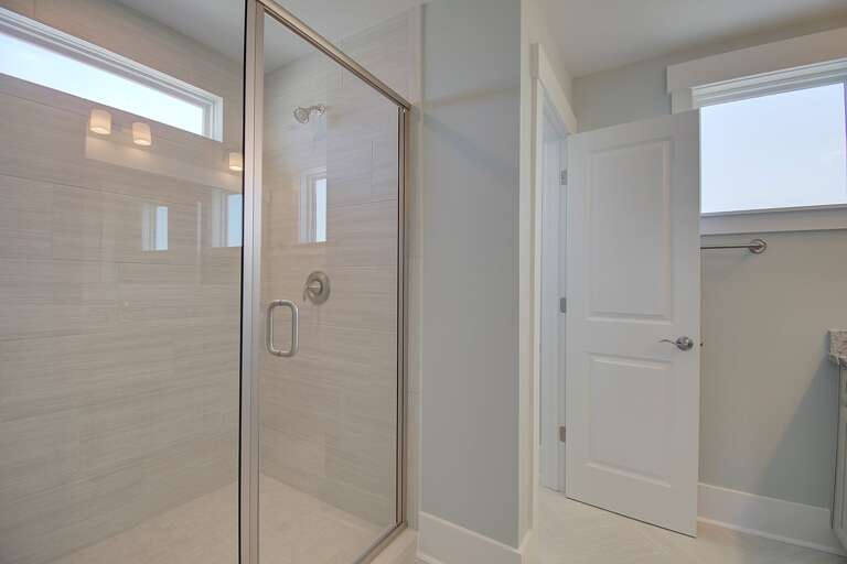 Full Bathroom with walk in shower