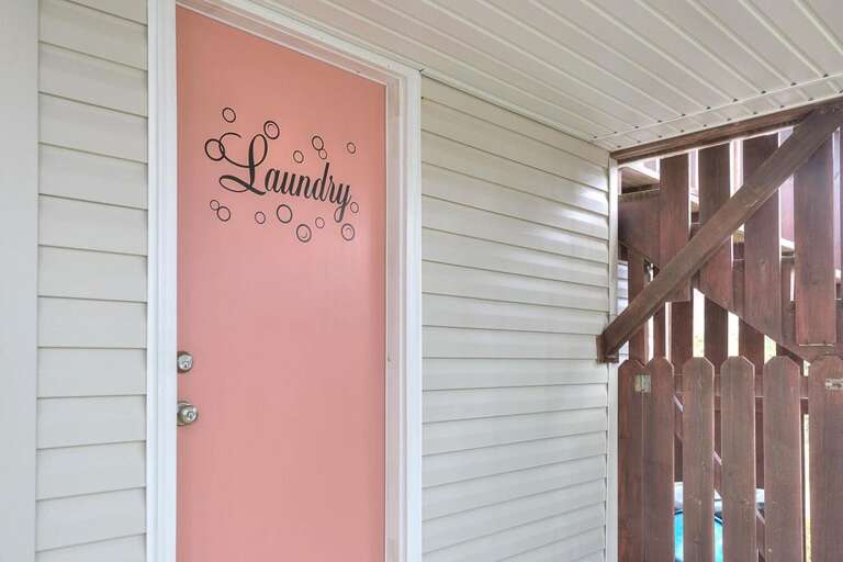 Pastime Laundry Area Under House