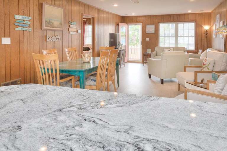 Pastime Living & Dining View from Kitchen