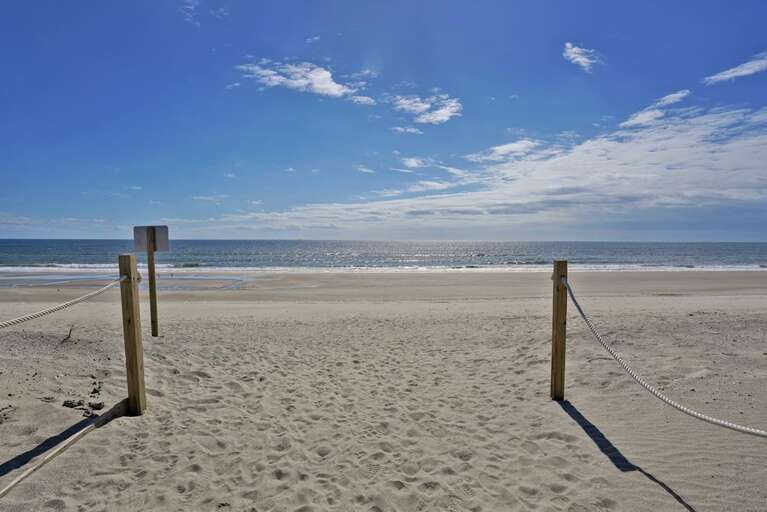 Rushin' to the Beach 68 Beach Access Across Street