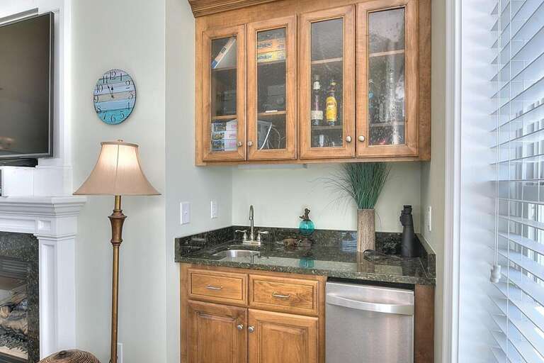 Wet Bar in Living Room