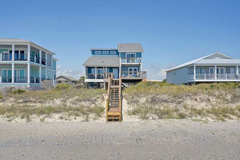 Ocean Side of House