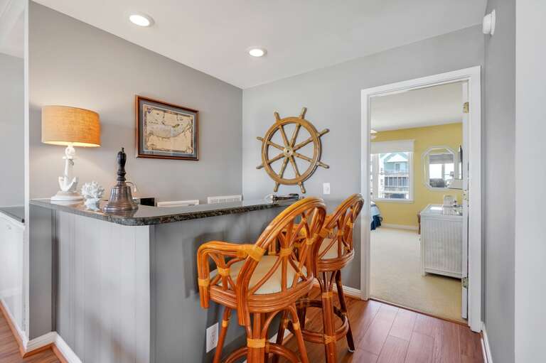 Wet Bar in Living Room