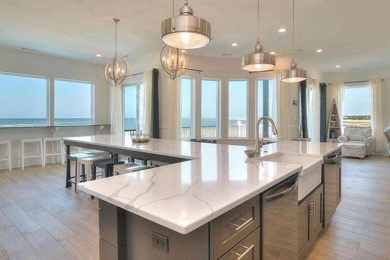 3rd Floor Kitchen with Luxury Island