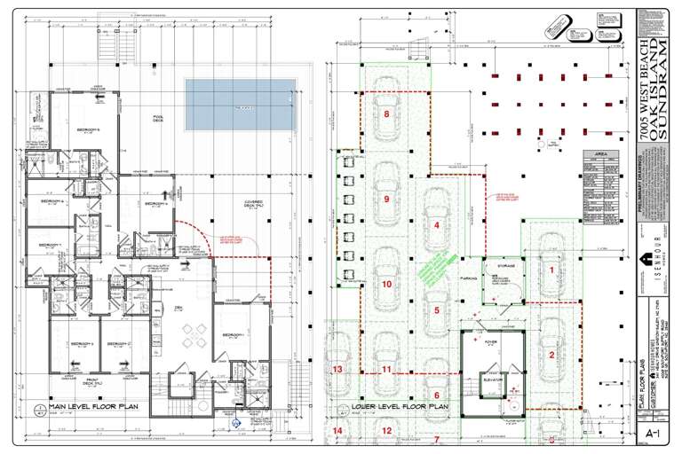 Land's End 105 First Level Floor Plan