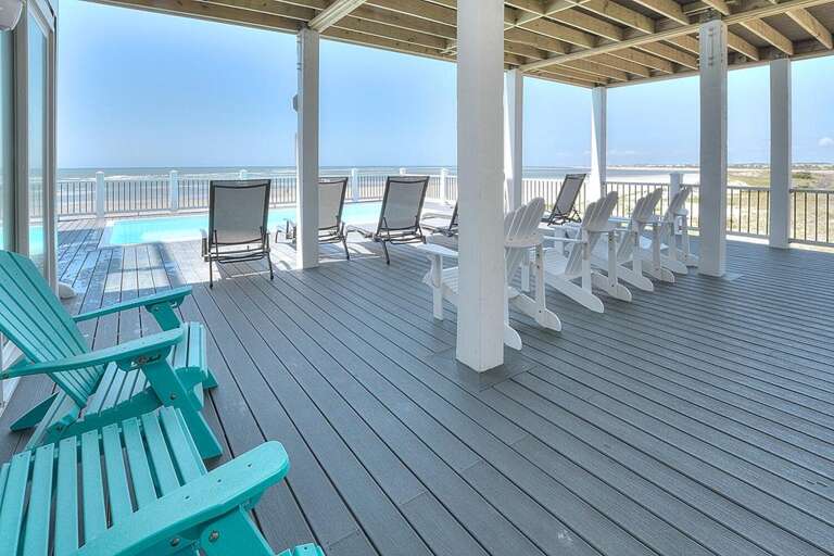 2nd Floor Pool and Deck Area