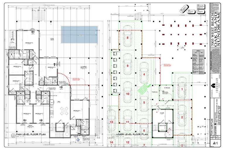 Land's End 105 First Level Floor Plan