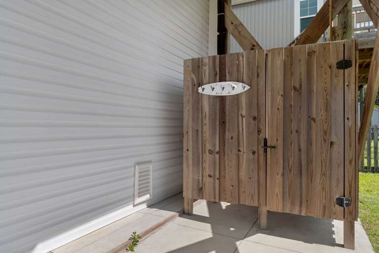 Outdoor shower