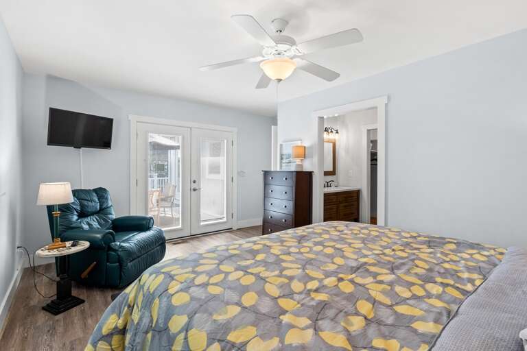 Yellow King Bedroom with Door to deck
CAM 7-29-25
