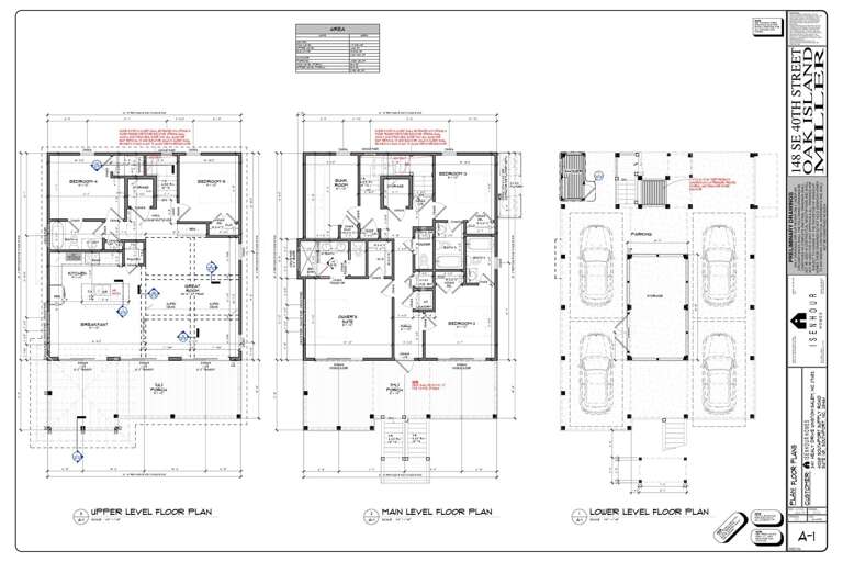 Casa Marina Floor Plans