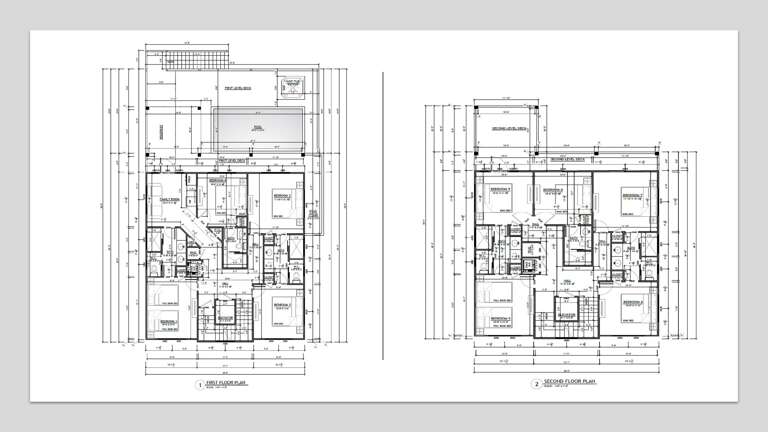 1st & 2nd Floor Plans