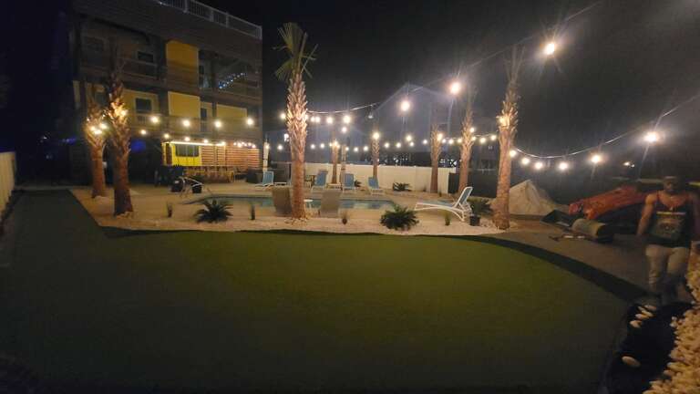 Prelim 3.1 Night Tiki Bar, Pool, Putting Green