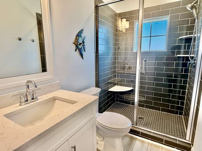 Bathroom in room 2.13.26 JR