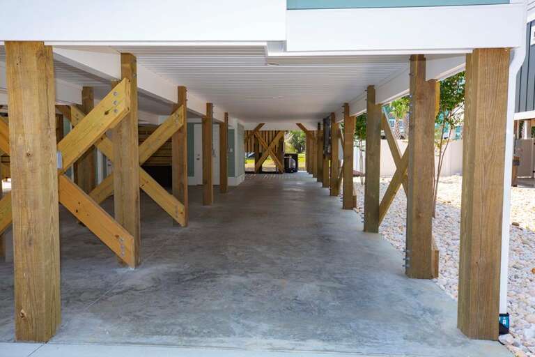 parking right side underneath