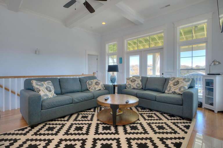 Blue Waves Living Room