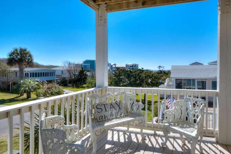 Blue Waves  Ocean View from Porch 