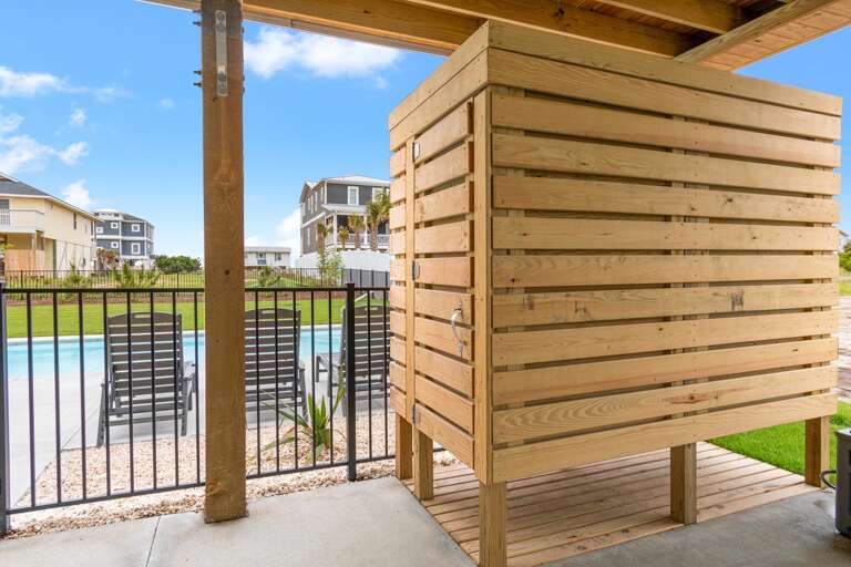 Outdoor shower