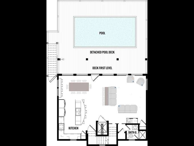 7 Day Weekend 66 Floor Plan Level 1