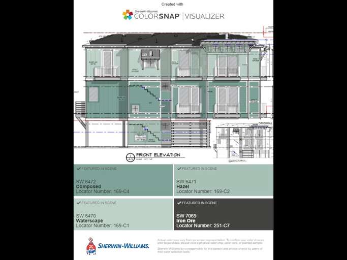 Aquila West Front Exterior Floor Plan