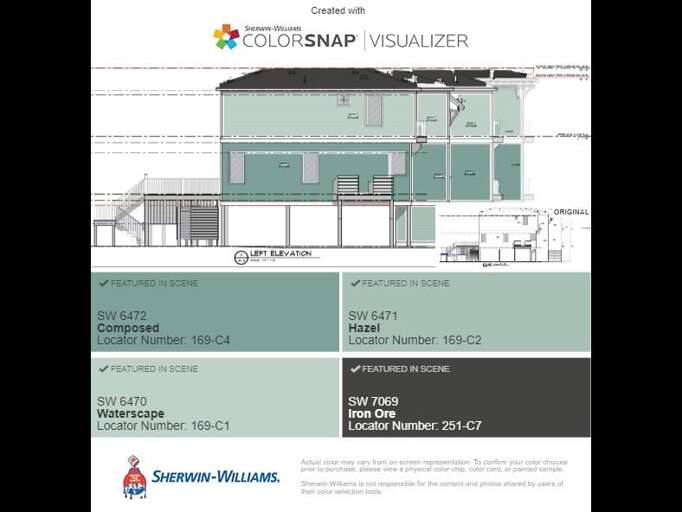 Left Side Exterior Floor Plan