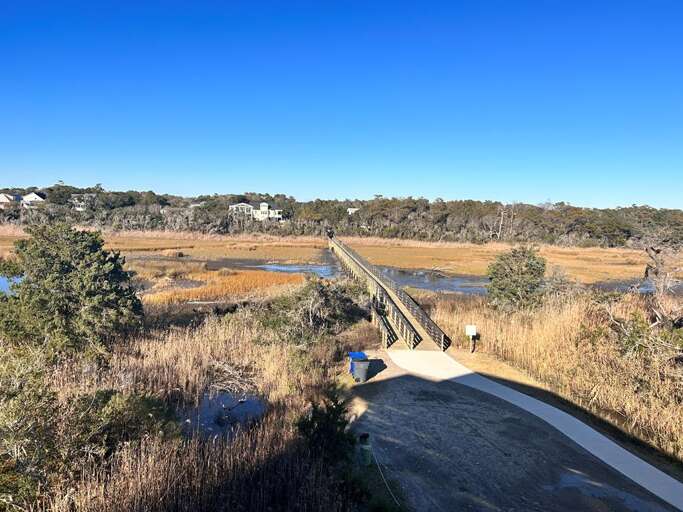 View of 9th Street Scenic Walkover Next to Home