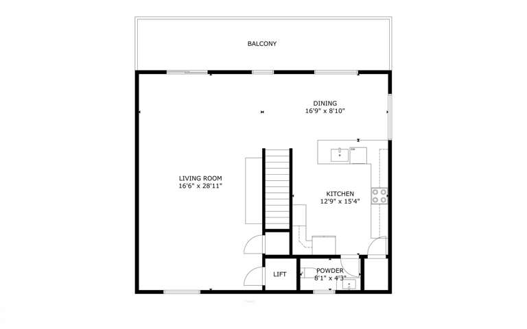 Sandy Bottom Floor Plan 3rd Level