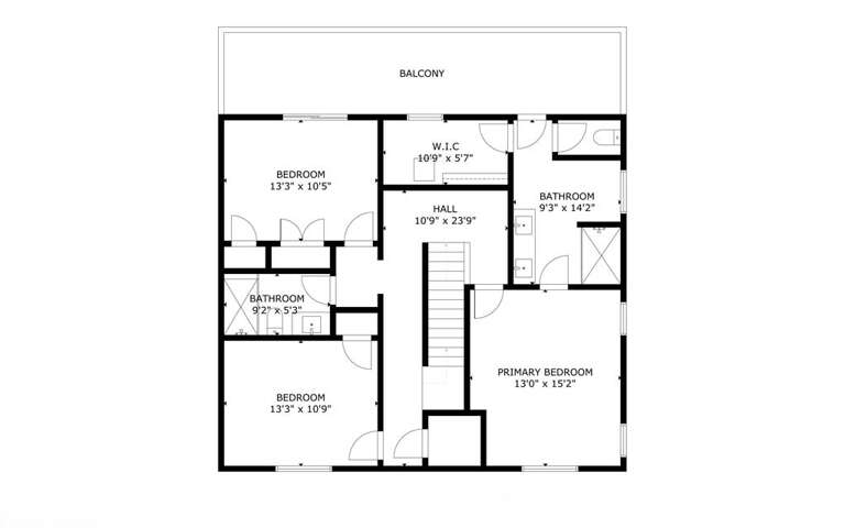 Steppin on the Beach Floor Plan 2nd Level 39