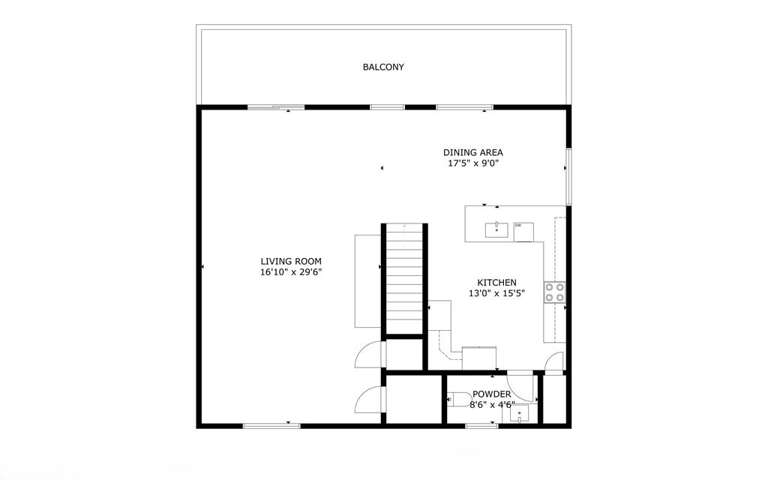 Steppin on the Beach Floor Plan 3rd Level 40