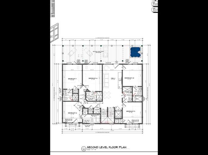 Second Level Floor Plan