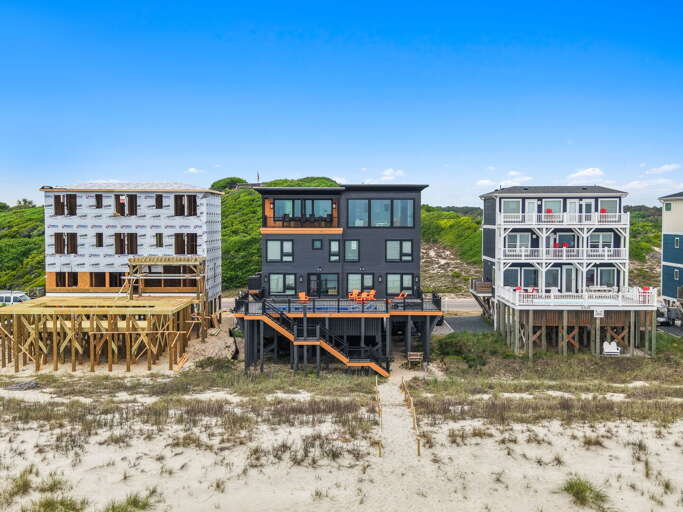 Ocean Side of House