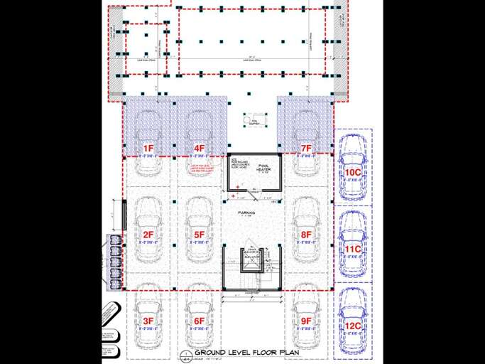 Ground Floor Parking Plan