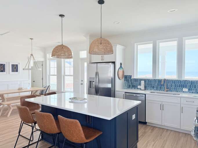 Kitchen Island and Sink